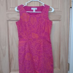 Pink Sheath Dress, Casual Corner, Size 2